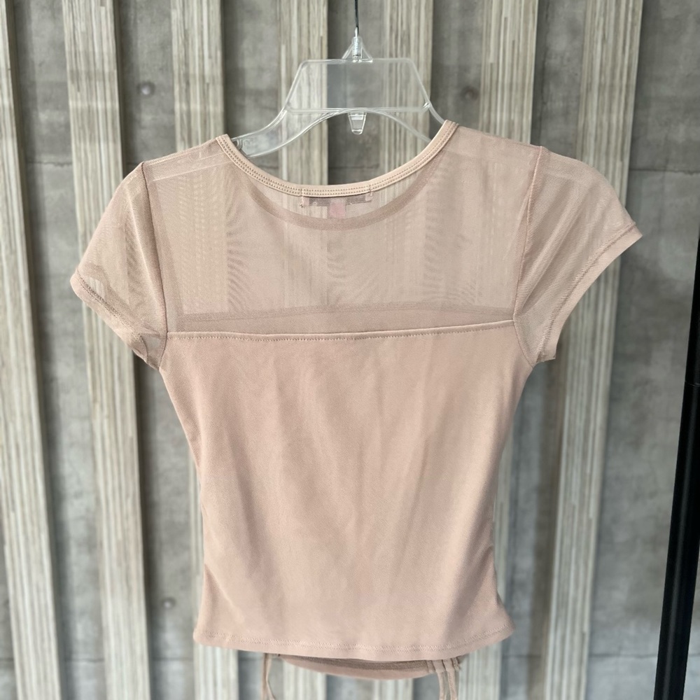 Mesh top.